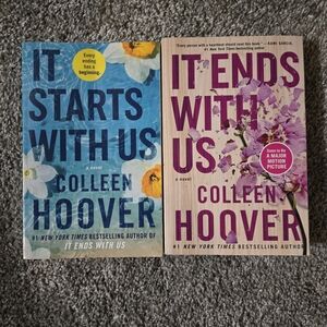 Colleen Hoover Book Set - It Starts With Us & It Ends With Us